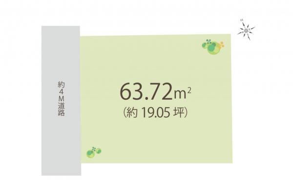 土地 狭山市大字上奥富 西武新宿線新狭山駅 580万円