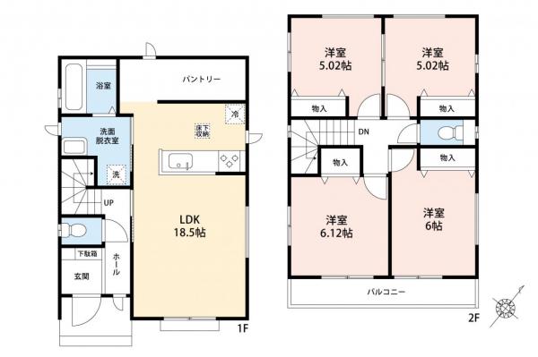 新築一戸建て 狭山市大字南入曽 西武新宿線入曽駅 3,290万円