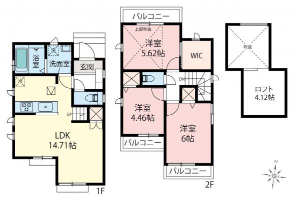 新築一戸建て 西東京市南町２丁目 西武新宿線西武柳沢駅 5,590万円～5,790万円