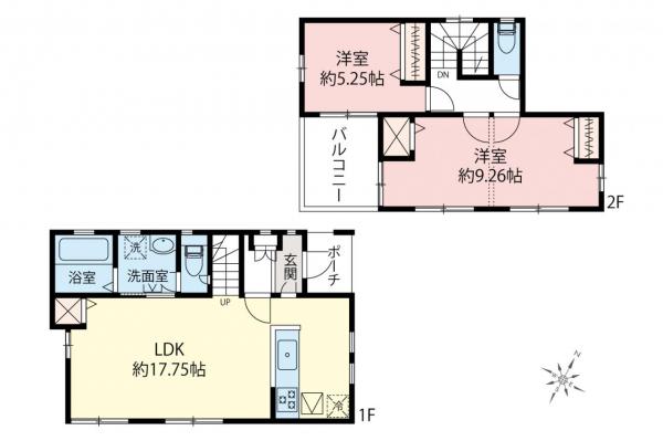 中古一戸建て 入間郡三芳町大字北永井 東武東上線鶴瀬駅 2,600万円
