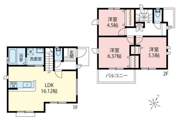 新築一戸建て 富士見市大字水子 東武東上線みずほ台駅 3,880万円