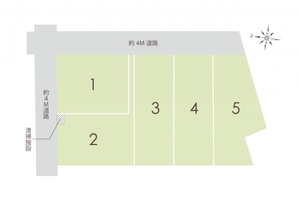 川越市新宿6丁目　土地 区画図