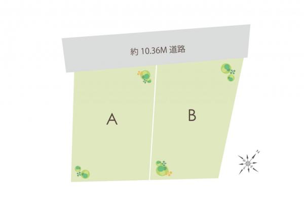 土地 川越市宮元町 西武新宿線本川越駅 2,380万円～2,450万円