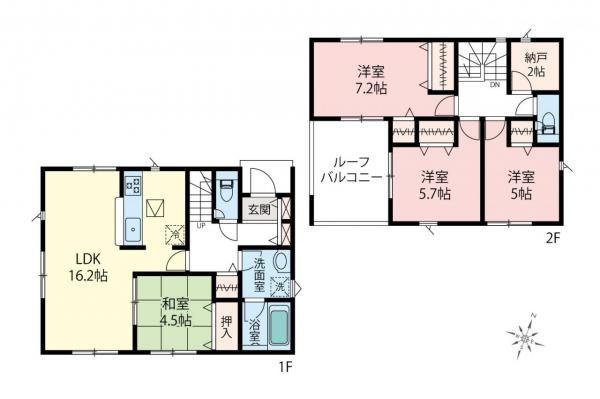 新築一戸建て 入間郡三芳町大字竹間沢 東武東上線みずほ台駅 4,180万円