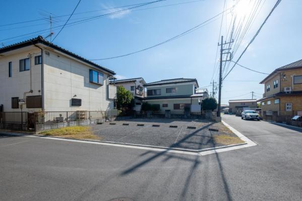 飯能市笠縫　土地 前面道路含む現地写真