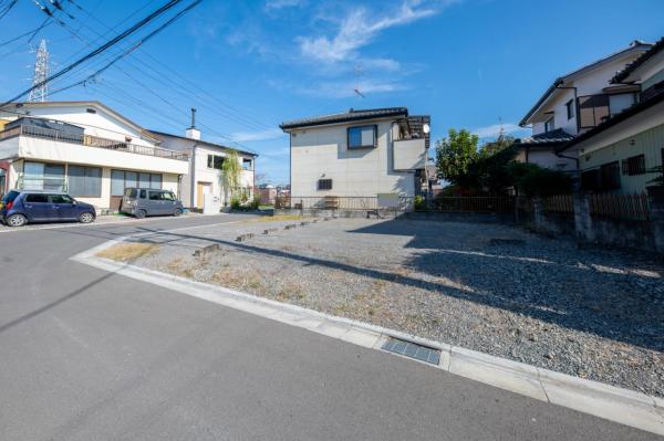 飯能市笠縫　土地 前面道路含む現地写真