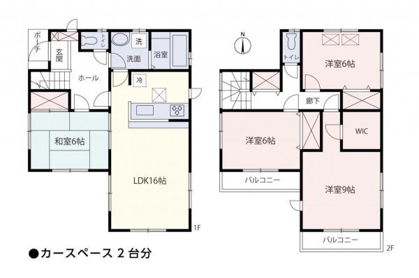 【住協のお預かり物件】飯能市緑町　中古戸建 間取り図