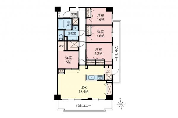 成増ハウス　7階 間取り図