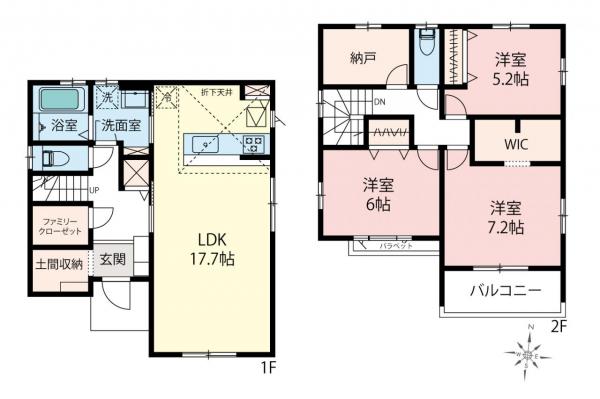 新築一戸建て 東松山市美土里町 東武東上線東松山駅 3,080万円～3,180万円