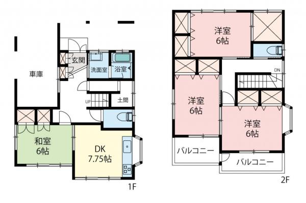 中古一戸建て 入間郡毛呂山町若山3丁目 東武越生線武州長瀬駅 1,290万円
