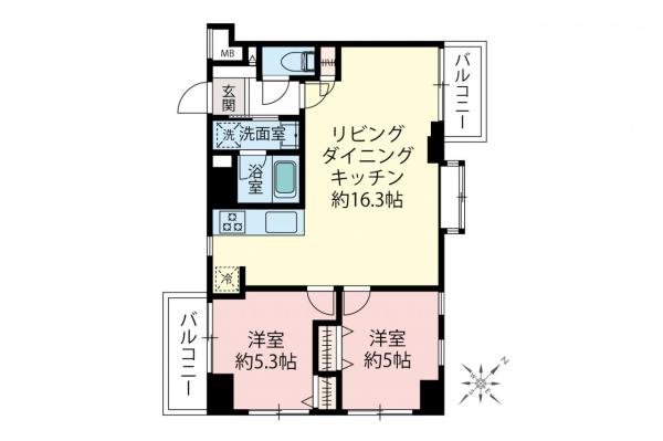 中古マンション 中野区東中野５丁目 東西線落合駅 5,980万円
