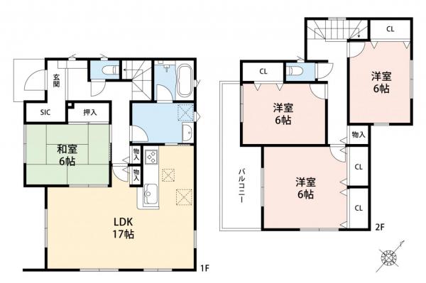 中古一戸建て 狭山市笹井２丁目 西武新宿線狭山市駅 2,080万円
