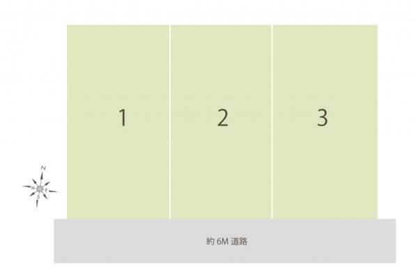 坂戸市片柳　土地 区画図