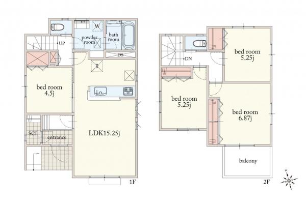 【住協だけのお預かり物件】狭山市広瀬東3丁目　中古一戸建て 間取り図