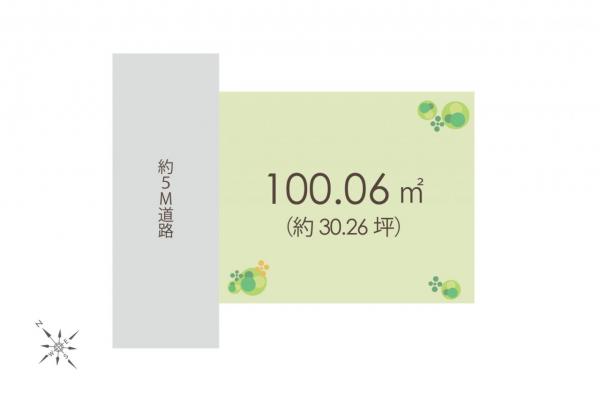 西東京市西原町4丁目　土地 区画図