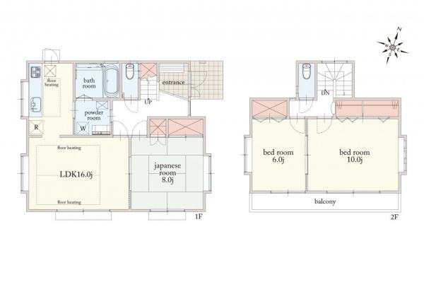 【住協だけのお預かり物件】狭山市大字水野　中古一戸建て 間取り図