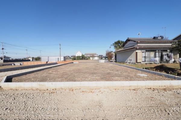 【ゆとりの82坪】川越市鴨田　土地 現地土地写真