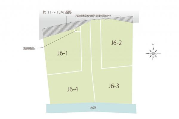 【67坪超】川越市石田本郷　土地 区画図