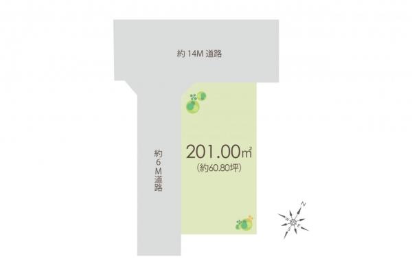 土地 日高市大字旭ケ丘 JR川越線武蔵高萩駅 1,580万円