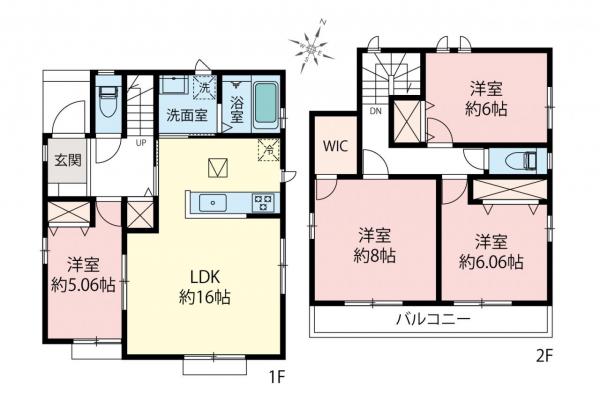 新築一戸建て ふじみ野市亀久保３丁目 東武東上線ふじみ野駅 4,390万円～4,990万円