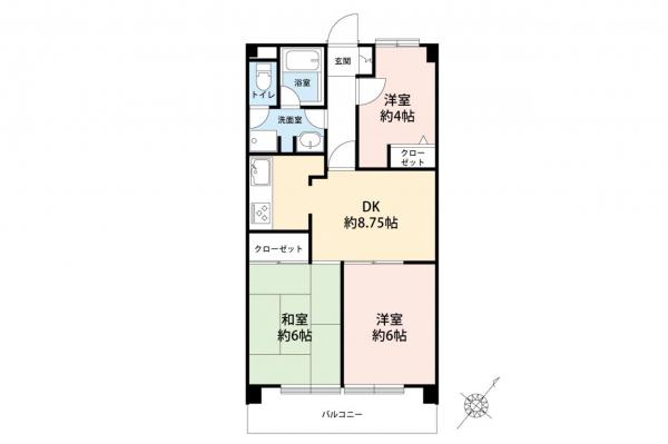 朝日パリオ武蔵藤沢　１階 間取り図