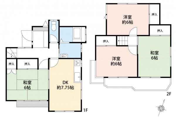中古一戸建て 狭山市大字水野 西武新宿線入曽駅 1,490万円