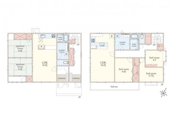 入間市大字仏子　中古一戸建て 間取り図