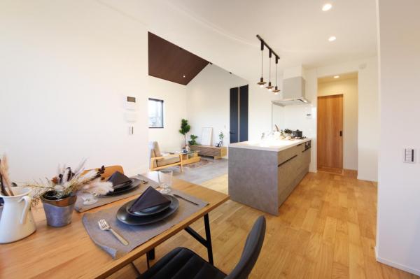 【完成見学会開催】CasaVille Kawagoe ～太陽と暮らす平屋建て～ 完成予想図（内観）