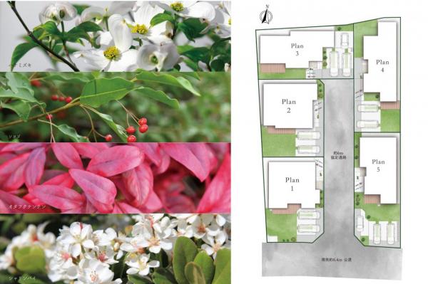 【完成見学会開催】CasaVille Kawagoe ～太陽と暮らす平屋建て～ 全体区画図