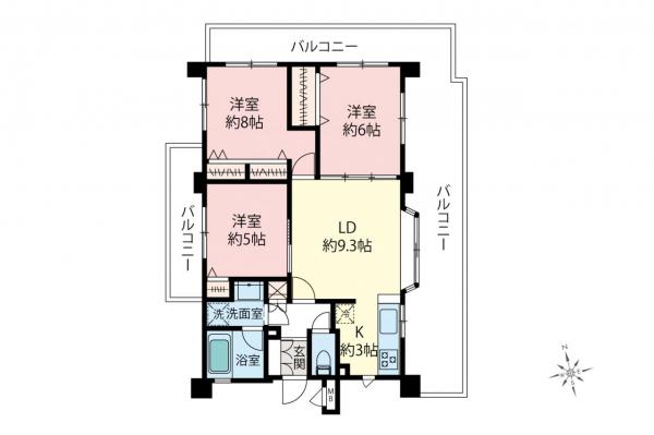 中古マンション 小平市鈴木町１丁目 西武多摩湖線一橋学園駅 3,480万円