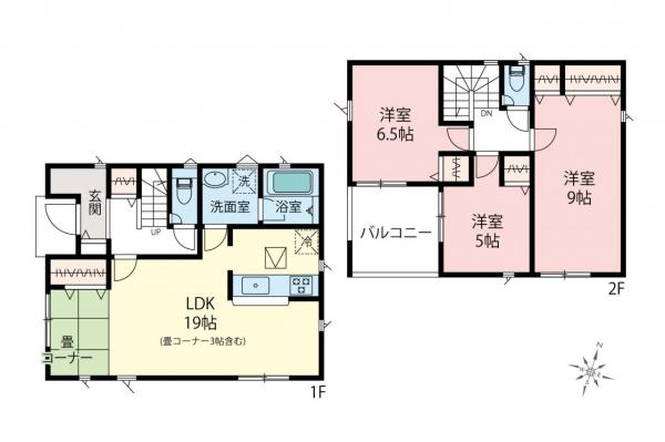 新築一戸建て 入間郡毛呂山町若山３丁目 東武越生線武州長瀬駅 2,190万円