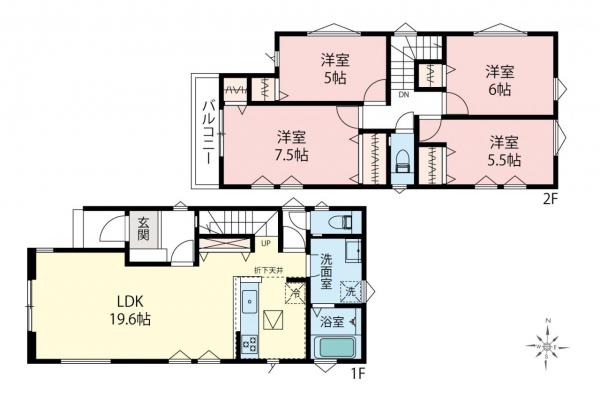 新築一戸建て 小金井市東町１丁目 西武多摩川線新小金井駅 7,999万円