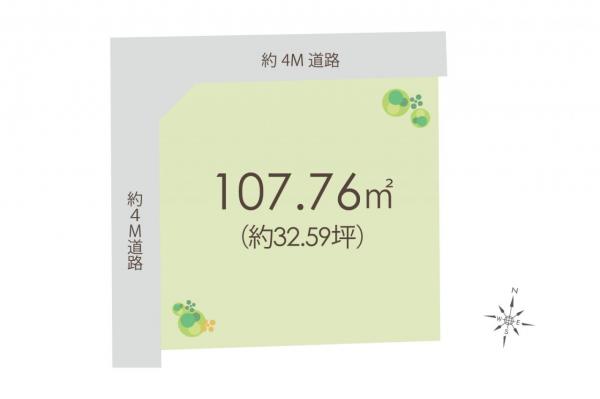 土地 狭山市大字下広瀬 西武新宿線狭山市駅 1,180万円