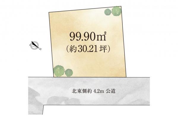 土地 狭山市大字水野 西武新宿線入曽駅 880万円