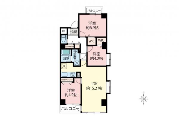 中古マンション 練馬区関町北１丁目 西武新宿線武蔵関駅 5,980万円