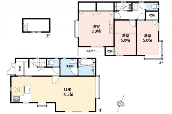 中古一戸建て 狭山市広瀬３丁目 西武新宿線狭山市駅 1,590万円