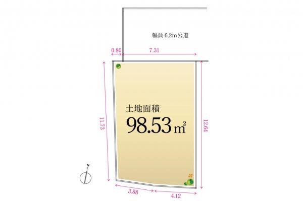 土地 川越市大字砂新田 東武東上線新河岸駅 2,180万円