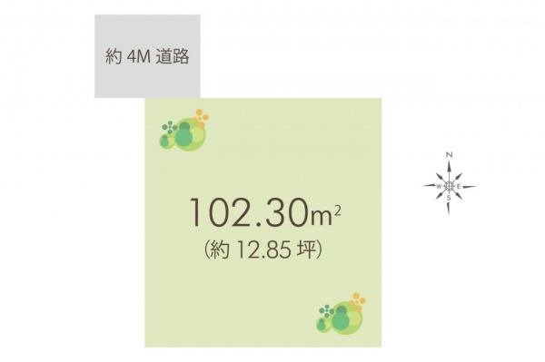 土地 所沢市若松町 西武新宿線航空公園駅 1,480万円