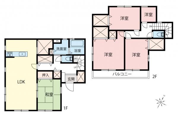 中古一戸建て 日高市大字原宿 JR川越線高麗川駅 2,680万円