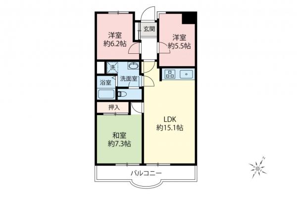 プリミテージュ飯能　 間取り図
