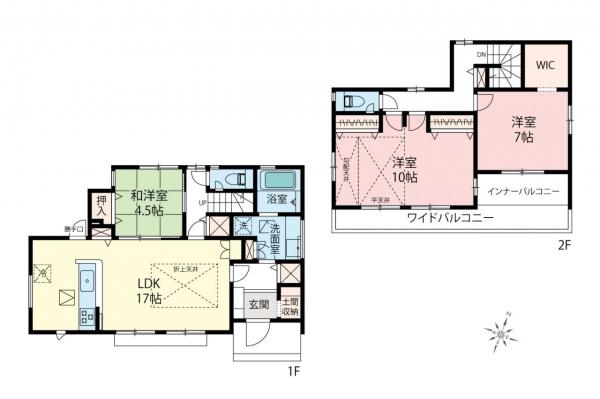 新築一戸建て 川越市川鶴２丁目 JR川越線笠幡駅 3,790万円