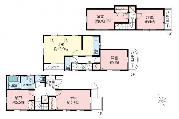 中古一戸建て 練馬区春日町１丁目 都営大江戸線練馬春日町駅 7,790万円