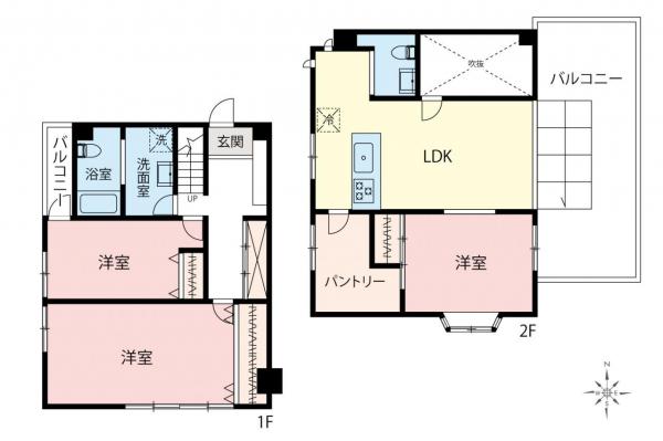 ロイヤルハイツ　7階8階 間取り図