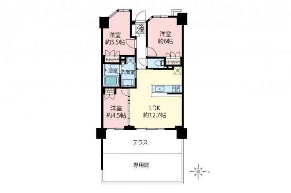 中古マンション 練馬区谷原５丁目 西武池袋線石神井公園駅 5,480万円