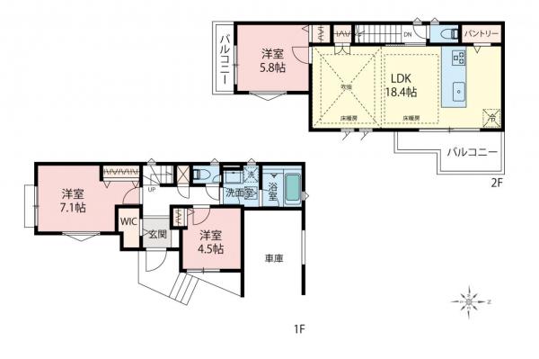新築一戸建て 練馬区桜台６丁目 有楽町線氷川台駅 9,180万円