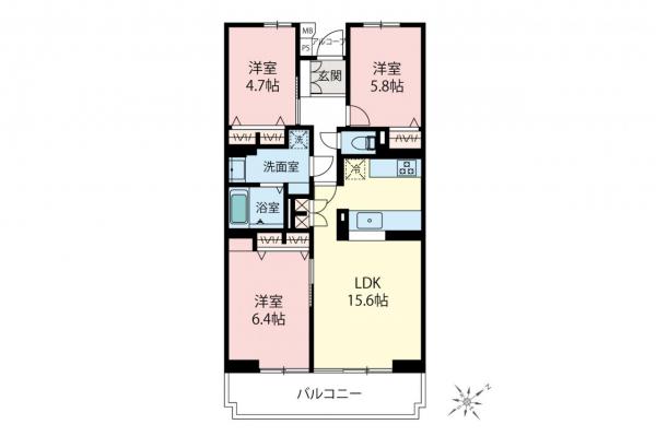 中古マンション 新座市野火止４丁目 JR武蔵野線新座駅 2,890万円