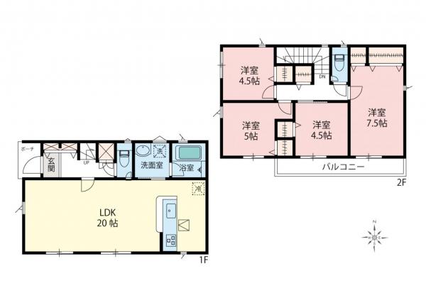 新築一戸建て 飯能市大字笠縫 西武池袋線飯能駅 2,570万円