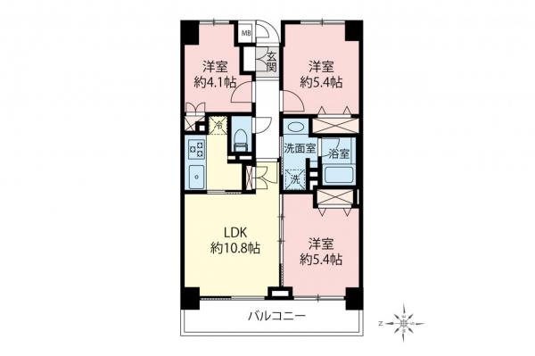 志木南パーク・ホームズ　10階 間取り図