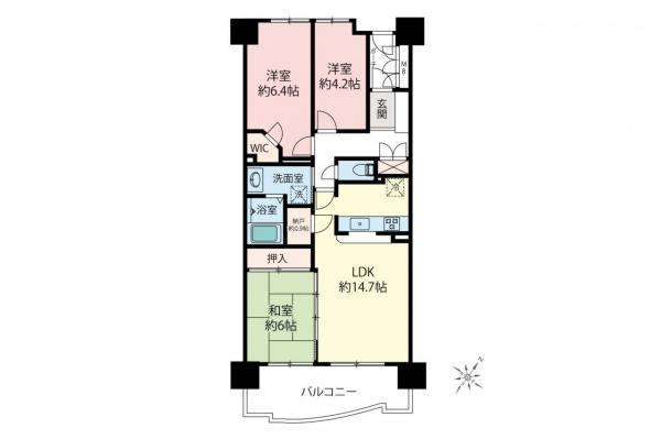 中古マンション 富士見市ふじみ野東２丁目 東武東上線ふじみ野駅 4,680万円