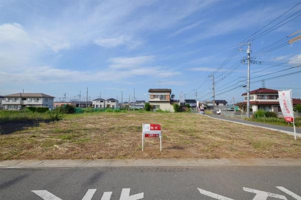 【住協のお預かり物件】坂戸市片柳　土地 現地土地写真